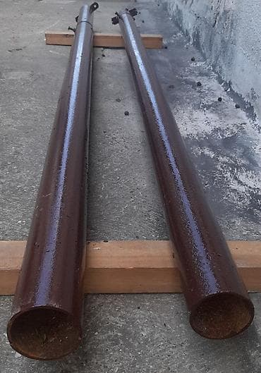 metalac soljice: Čelični/Metalni cevasti stubovi u odličnom stanju. Sa nastavcima — 2