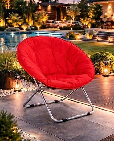 Stolovi: Sklopiva stolica, atraktivnog dizajna u obliku gnezda. -Stolica  je — 5