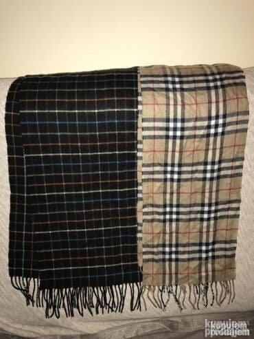 Čarape i donji veš: Original GANT šal NOV 100% Wolle Crna boja Sirina 25cm duzina — 4