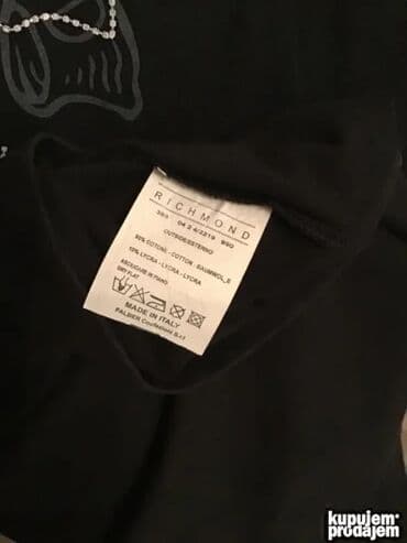 Duksevi: Original John Richmond majica L NOVA 100% cotton Mere saljem — 4