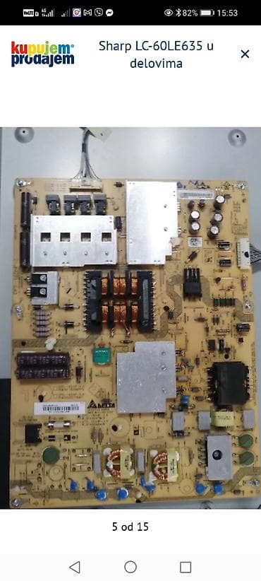 price sa zvucnikom: Sharp LC-60LE635 – delovi i module Dostupni originalni delovi sa — 6