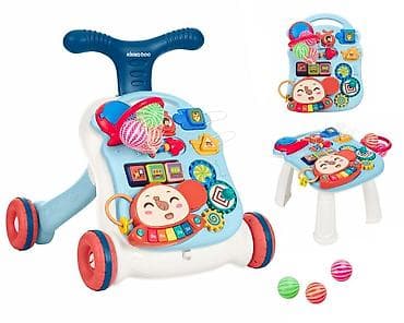 stalak za kupanje bebe: KIKKA BOO Guralica/Hodalica PLAY & GROW 2in1 – blue Šifra — 2