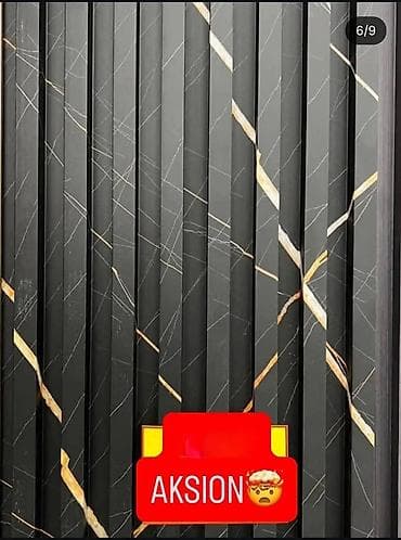 Građevinarstvo i remont: 3D PVC zidne lamelne obloge – dekorativni paneli - Dimenzije panela — 3