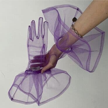 prsluci za prolece: Rukavice kristal til Neon roza,neon zelena,neon — 4