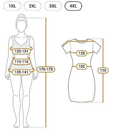 svecane haljine nis kalca: Elegantna plus size haljina 4XL – midi dužina, crno-bordo kombinacija — 6