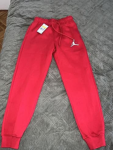 djubretarac muski: Jordan Sweatpants Red vel. S NOVO IM — 5