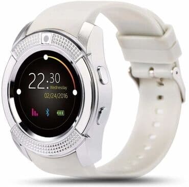 satovi sa gumenom narukvicom: Smart watch V8 sat smart sat android telefon sat Cena:2500din Smart — 4