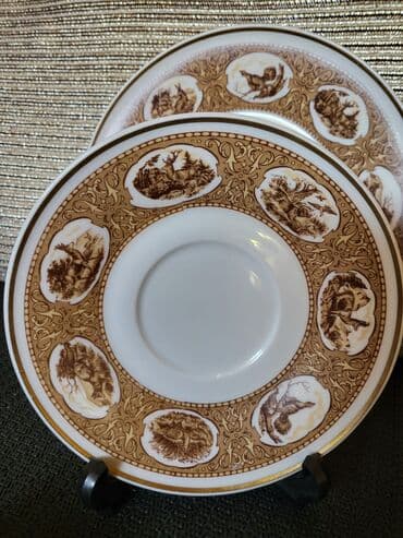 porcelanske solje za caj: Set Waendorf 1964-1990g.Istocna Nemacka. Trodelni porcelanski — 10