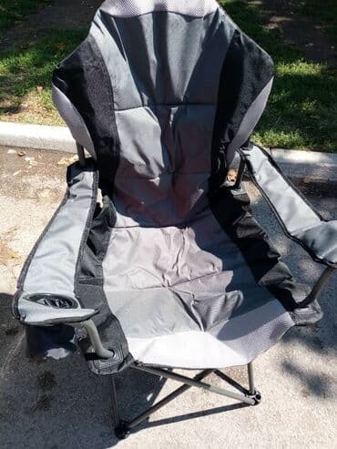 Muzički instrumenti: Kamperska ili Ribarska Stolica NOVA Sklopiva Velika Stolica za Pecanje — 4