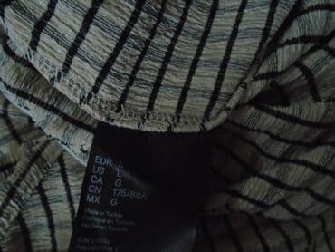 helanke sa trakom oko stopala: H&M, L (EU 40), Plaid, color - Beige — 4