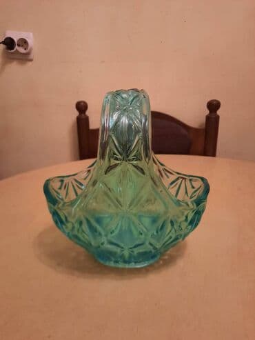 tepih staze na metar: Bowl, color - Green, Used — 6