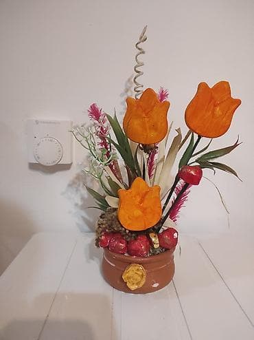 viskoza sa elastinom: Ručne dekorativne aranžmane u saksiji - Unikatne kompozicije od — 5