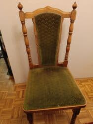 6 stolica trpezarijskih. Stanje kao na slici