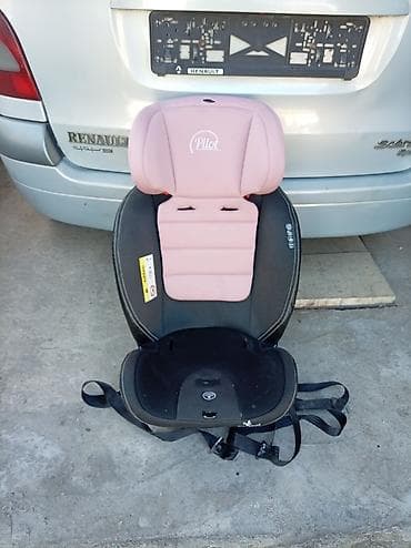Dečije auto sedište Pilot, crno–roze - Tip: buster/auto sedište sa