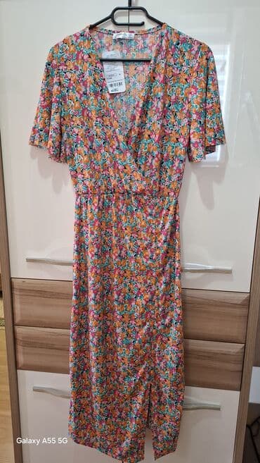 silvian heach haljine: M (EU 38), color - Multicolored, Short sleeves — 1