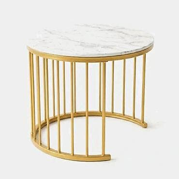 stolovi i stolice za dnevni boravak: 🪑✨ Set modernih stolića MILANO – 3 komada – imitacija mermera ➡💰 — 5