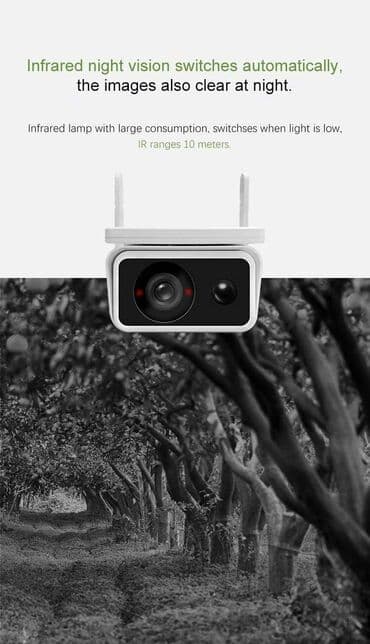 spoljne wifi kamere za video nadzor: Cena 7499din Spoljna ip WiFi kamera sa solarnim napajanjem Full hd — 5