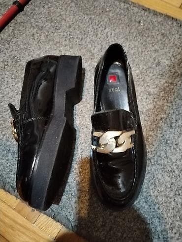 opposite shoes: Ženske cipele – lakovane mokasine sa platformom - Brend: Högl - — 2