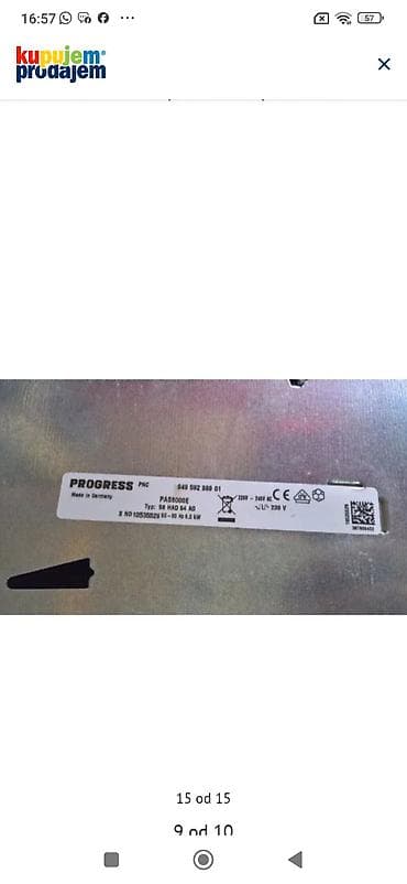 mini frizideri polovni: Ugradna staklokeramička ploča na struju Progress PAS8000E (PNC 01) - — 3