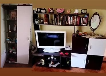 Dnevni regalski set – tamno braon/bela kombinacija - Modularni set za