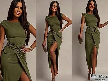 us polo haljine: Haljina elegantna midi duzina,blagi camac izrez. - Uska silueta sa — 4