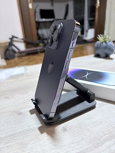 Car Electronics: Apple iPhone 14 Pro - Boja: Deep Purple - Memorija: 256gb - Battery — 4