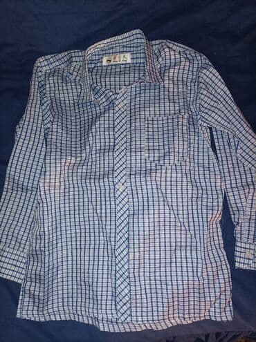 decije teksas jakne za devojcice: Long sleeve, Plaid, 140-146 — 2