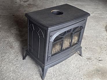 plafonska sušilica za veš: Kamin peć na čvrsto gorivo – slobodnostojeća - Materijal: liveno — 2