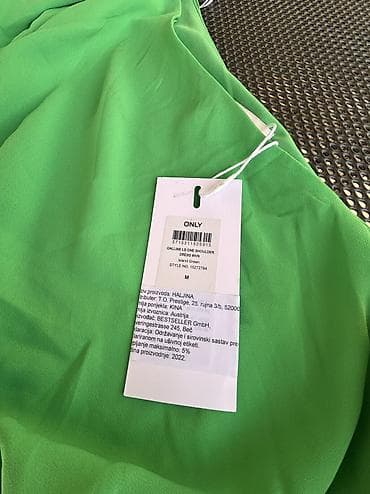 pepco zene: Zelena asimetrična haljina ONLY – model ONLINE LS ONE SHOULDER (Island — 2