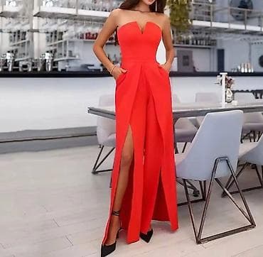 kompleti za svadbu: Elegantni ženski kombinezon bez bretela - Model: večernji/jubilarni — 5