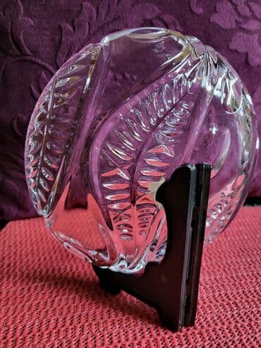 swarovski kristal cena: Bombonijera nova kristalna,rucni rad,Poltar Cehoslivacka iz 70ih — 4