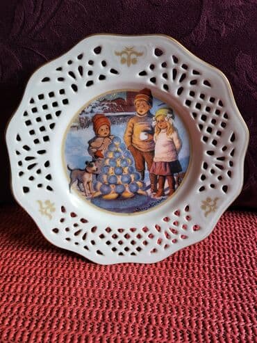 metalac set tanjira: Tanjir nov za zid original Jenny N. iz 70,80ih. Svedski tanjir — 1