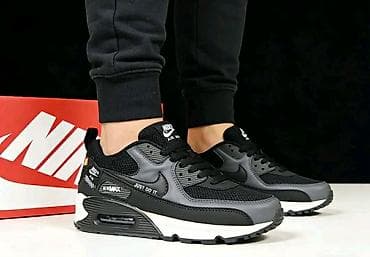 Sandals and flip-flops: Nike Air Max 90 patike – crno‑sivo izdanje Vel. Od 40 do 45 - Klasičan — 3