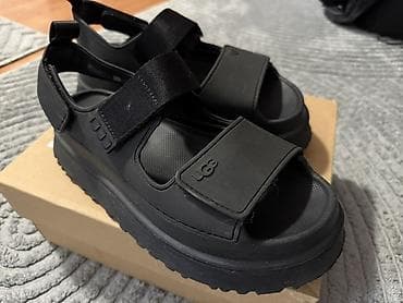 guess patike cena: UGG platform sandale – crne - Model: sportsko-modne sandale sa — 2