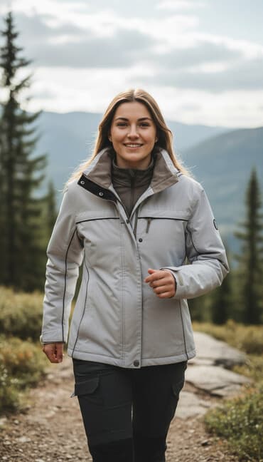 ženske jakne sa krznom: S (EU 36), Poliester, bоја - Siva — 1