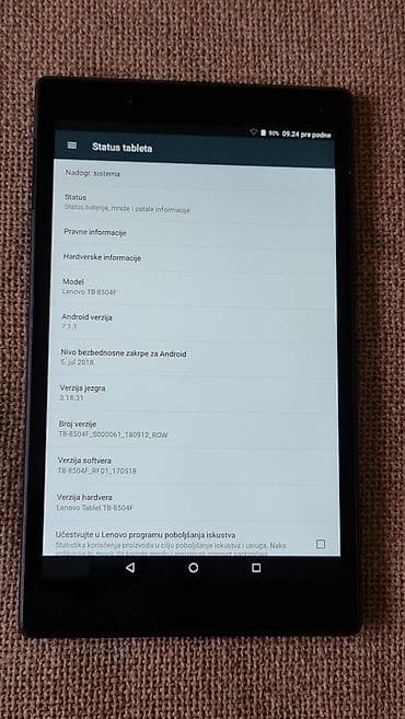polovni racunari novi sad: Lenovo Tab 4 8 (model TB-8504F) – Android tablet od 8 inča Glavne — 4
