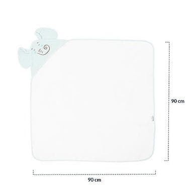 kućni tekstil: KikkaBoo Peškir sa kapuljačom 90x90 cm – Elephant Time (šifra: KKB1) — 2