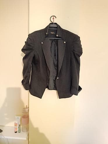 Muška obuća: Ženski sako – tamnosiva/ugalj boja, brenda Noble Person (etiketa na — 1