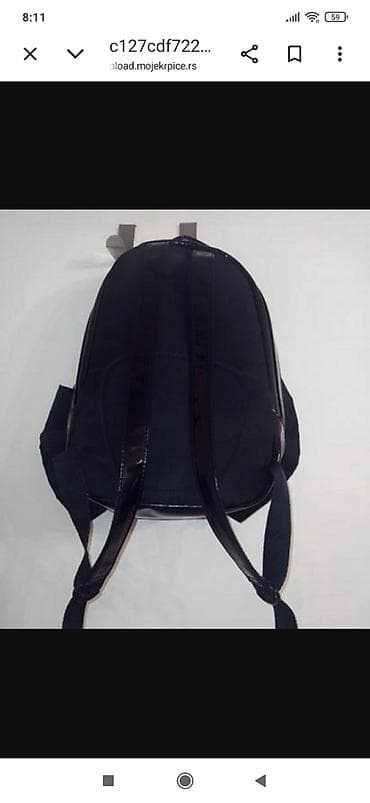 prsten sa opalom: Puma ženski ranac – lak kožni/visokosjajni finiš, crna boja. - — 3