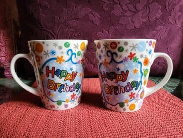 solje za espresso kafu: Solje nove,vintaz porcelanske. Komada 2 u ceni. Visina. 10cm — 4