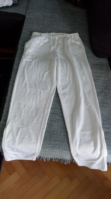 tek flis trenerka: L (EU 40), Single-colored, color - White — 1