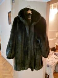 zenski vuneni kaput: XL, Sa postavom, Veštačko krzno, bоја - Crna — 2