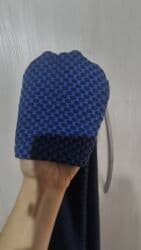 Košulje, bluze i tunike: Ženske sportske helanke – plavo/tamno plava tekstura sa heksagonalnim — 4