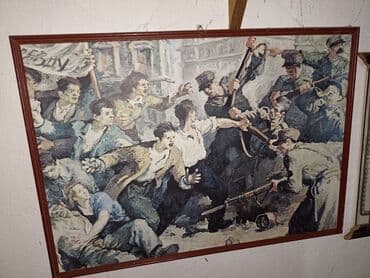 drvene stolice na ljuljanje: Slika, 52 x 60 cm — 1