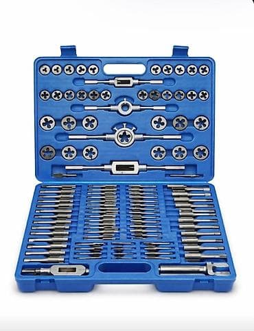 Ureznice i Nareznice set 110 kom Set uključuje: - 35 konusnih