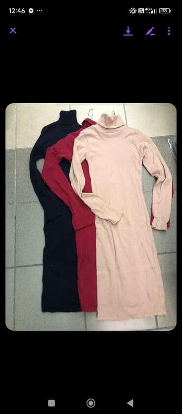 Dresses: Amari S, color - Pink, Long sleeves — 3