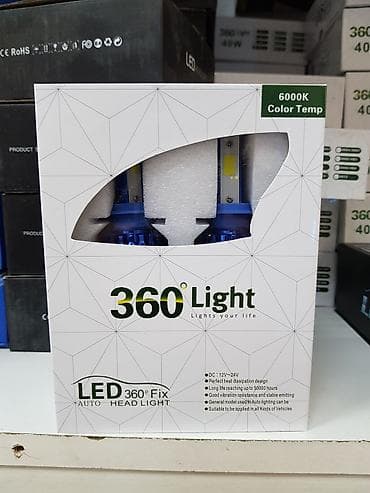 H4 LED COB sijalice 40W sa hlađenjem LED COB sijalice za farove NOVE