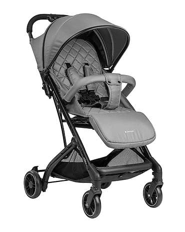 buster sediste za decu: KIKKA BOO Kolica MILEY premium – light grey Praktična i udobna — 7