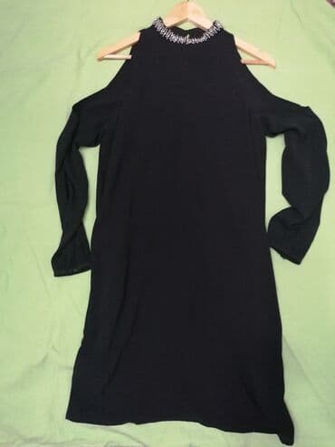 haljine za plažu c a: S (EU 36), color - Black, Cocktail, Long sleeves — 1