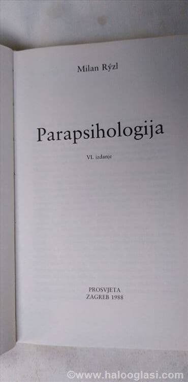 sharp objects knjiga: Knjiga:Parapsihologija,Milan Ryzl 1981; Tvrd povez288 str — 2